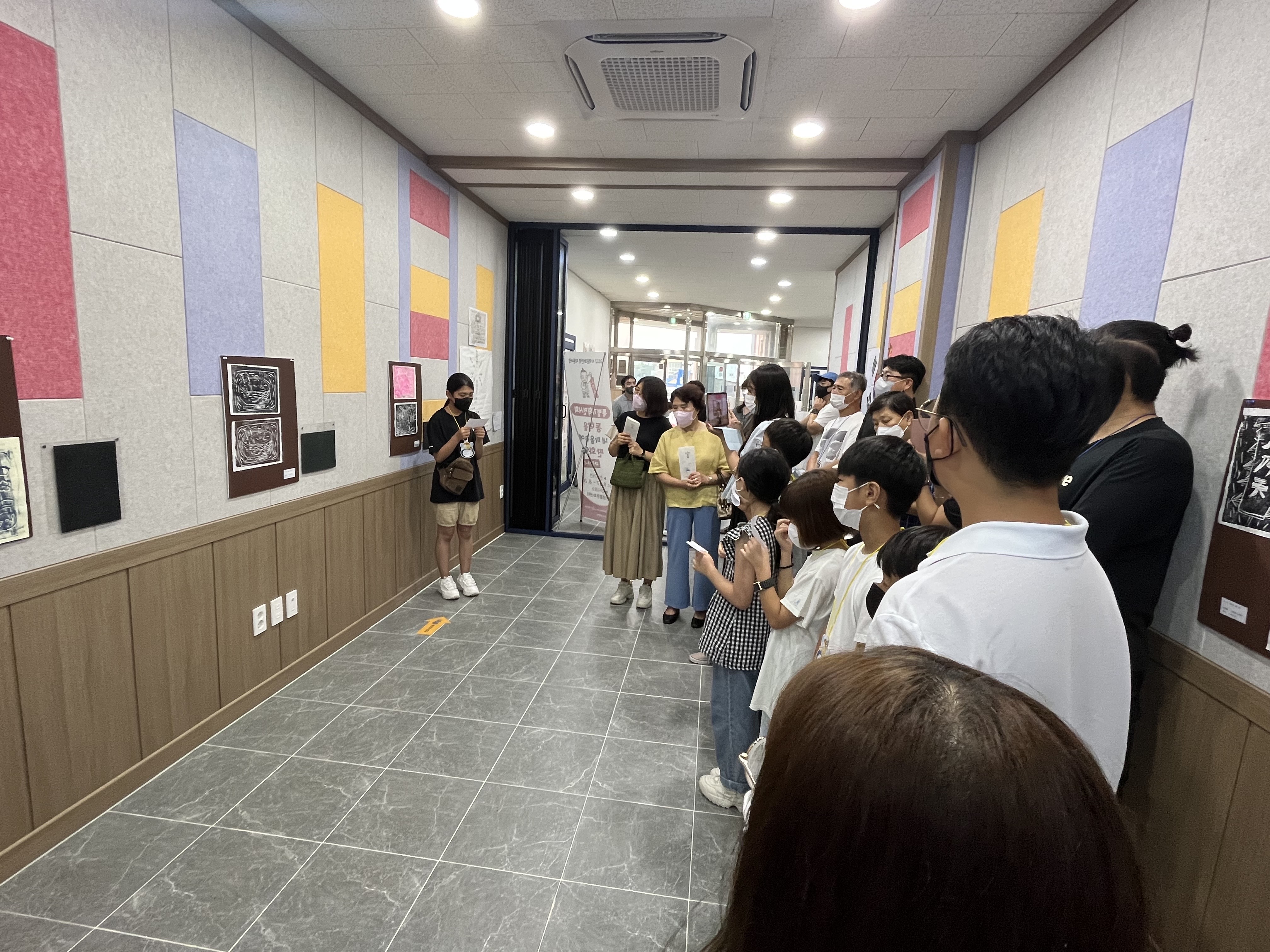 2022년 7월부터 8월까지 지역문화인력 지원사업인 동학을 내마음속에 파놓아 판화 수업 사진입니다10